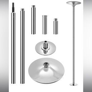 Stripper pole brand new silver
